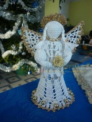 Novogodisnji Snowflake Heklanje Seme Christmas Decoration 55